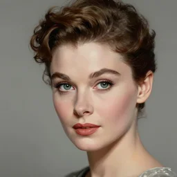 Edgar Degas painting of a young beautiful Gene Tierney color studio publicity photo , tight face shot portrait, highly detailed, digital painting, artstation, concept art, illustration, art ,