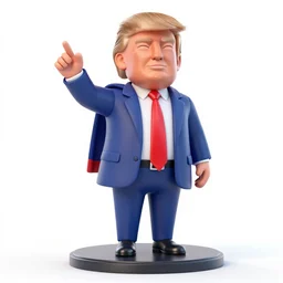 donald trump 3 d model