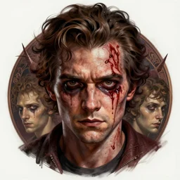 portrait of Mel Gibson as a Stranger Things villain, bloody, sinister, intricate, headshot, highly detailed, digital painting, artstation, concept art, sharp focus, illustration, art by artgerm and greg rutkowski and alphonse mucha