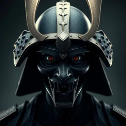 centered detailed portrait of a scary samurai, samurai helmet realistic character concept, identical eyes, gazing eyes, elegant pose, fantasy, illustration, slender symmetrical face and body, artstation, cinematic lighting, hyperdetailed, cgsociety, 8 k, tom richmond, single face, octane render, golden ratio, vfx, postprocessing, alluring