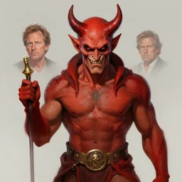 joel osteen as the devil, greg rutkowski, trending on artstation, 8 k