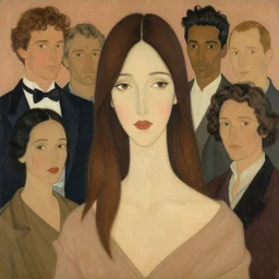 beautiful woman by balmy enso, jamie hewlett, nicolas delort, moebius, victo ngai, josan gonzalez, kilian eng