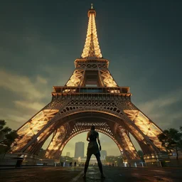 Paris in Cyber Punk 2077, highly detailed digital art