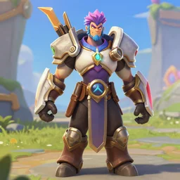 Screenshot of Bogdanoff as an Overwatch hero