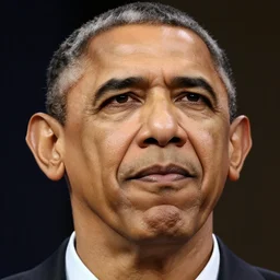 close - up photograph of obese barack obama, double chin, triple chin, 8 k, 4 k, high quality