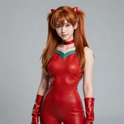 a studio photo portrait of beautiful Asuka Langley as a real slavic person, by Ross Tran and WLOP, trending on Instagram, 8k, 4k