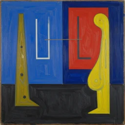 popular decorative art painting with contrasting composition, paul klee, gerhard richter, millennium