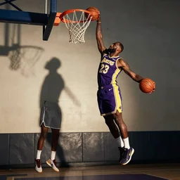 “Joe Swanson dunking on Lebron James”