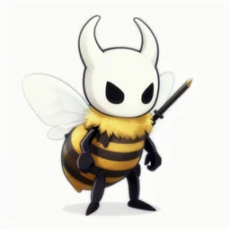 bee by hollow knight art