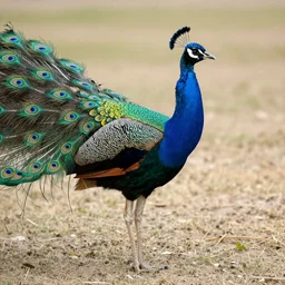 a peacock with a deer body, national geographic, digital photo, nature photography, highly detailed, full body