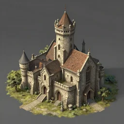 Medieval building concept. ArtStation
