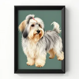 Tlingit print of havanese dog