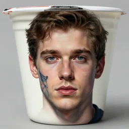 rob lowe face inside a yogurt cup, charlie bowater, artgerm, ilya kuvshinov, krenz cushart, ruan jia, realism, ultra detailed, 8 k resolution