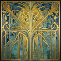a streamline moderne, art nouveau, ( ( dieselpunk ) ) painting in the style of charlie bowater, and in the style of donato giancola, and in the style of charles dulac. symmetry, smooth, sharp focus, semirealism, intricate symmetrical ultrafine background detail.