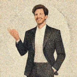 of a man who quit everything and find happiness, artstation, stylised, elegant, detailed and subtle