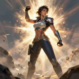 garrius as an apex legends character digital illustration portrait design by, mark brooks and brad kunkle detailed, gorgeous lighting, wide angle action dynamic portrait