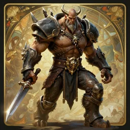 diablo action game cyborg viking by artgerm greg rutkowski alphonse mucha cgsociety and beeple, highly detailed, sharp focus, cinematic lighting
