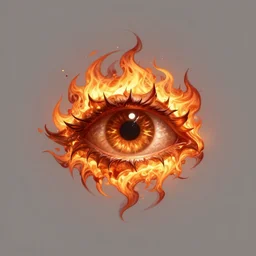 the eye of sauron - wreathed in flame, by alan lee, digital art, lord of the rings calendar