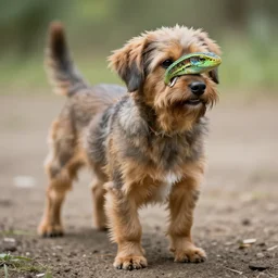 a lizzard - dog - hybrid, animal photography