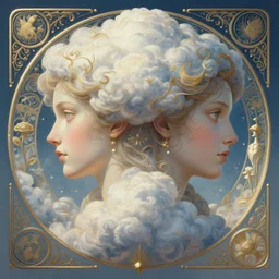 symmetry portrait of cloud giant ( variant ), intricate, elegant, highly detailed, digital painting, artstation, concept art, smooth, sharp focus, illustration, art by artgerm and greg rutkowski and alphonse mucha, 8 k