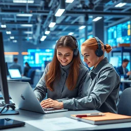 the future of work beautiful friendly hi - tech
