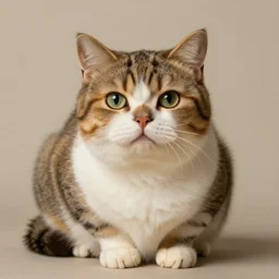 smiling (((((fat))))) cat by Rembrandt