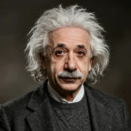 freshman einstein portrait