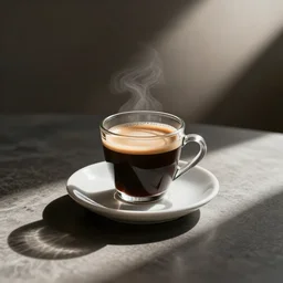 professional quality stock photography of beautifully displayed espresso