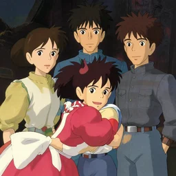 Studio Ghibli film covers,epic,masterpiece illustration in style of Keith Thompson,horror, digital art