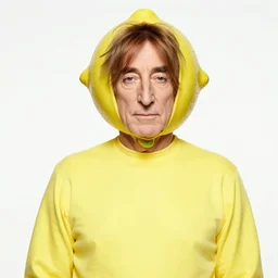 john lennon in a lemon costume