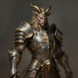 centaur centaur centaur chimera :: Paladin, fearsome, beautiful, DnD character art portrait, mythical creature, male torso, plate armor, matte fantasy painting, DeviantArt Artstation cgscosiety, by Jason Felix by Steve Argyle by Tyler Jacobson by Peter Mohrbacher, cinematic lighting, 8k.