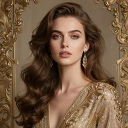 ultra detail, gorgeous female, professionally retouched, soft lighting, wide angle, 8 k high definition, intricate, elegant, art by bella kotak + светлана - беляева