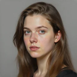portrait of Fran Brow, realistic painting, high definition, digital art, matte painting, very detailed, realistic