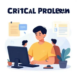 critical problem solver illustration unreal engine featured on dribble
