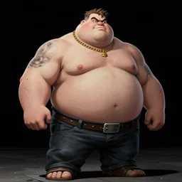 fat chuck by boris vallejo
