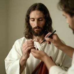 Jesus dabbing