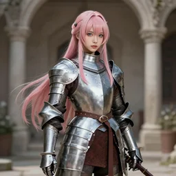 Zero Two in medieval armor