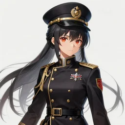Chen from touhou as Command and Conquer NOD officer , cute, Beautiful depiction of a anime girl , intricate, elegant, highly detailed, digital painting, 4k, HDR, concept art, smooth, sharp focus, illustration,Raytracing , Anime wallpaper ,intricate, elegant