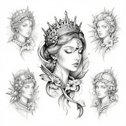 Tattoo completely new Concept stencil design!!!!