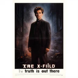 victorian - era style cinema poster the truth is out there from the x - files. epic design by john alvin