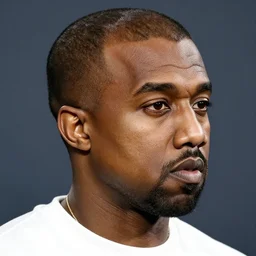 white kanye west, highly detailed, mega detailed,