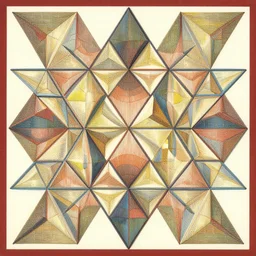 album cover of triangle tessellation weaving princess by miyazaki and akihiko yoshida