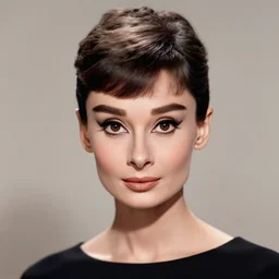 a portrait of audrey hepburn, eyvind earle