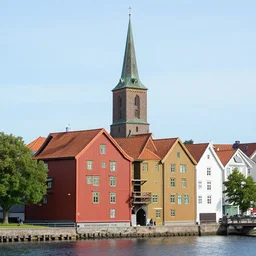 a 3D rendering of Trondheim
