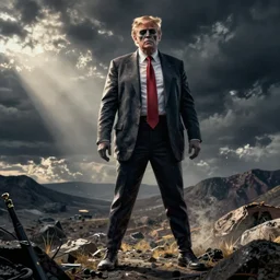 donald trump as a ghoul in fallout new vegas