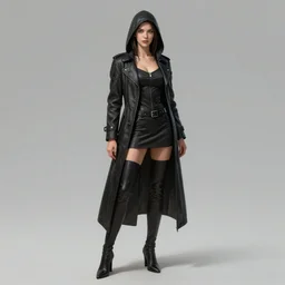 an elegant assassin woman by brandon graham comic artist :: full body character concept art, character concept art, detailed, intricate, proportional,