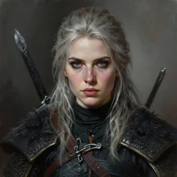 perfectly - portrait of a beautiful female the witcher character, intricate, highly detailed, digital painting, loose brush strokes, realistic shaded lighting, artstation, concept art, smooth, sharp focus, illustration, realism, oil painting, unreal engine 5, 8 k, art by peter mohrbacher and and sam spratt