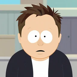 elon musk in a south park