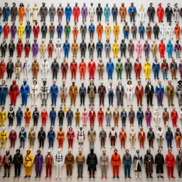 love, diverse wall of cybersuits, from behind, many rituals, wide wide angle, vivid, elaborate, highly detailed, beautiful lighting