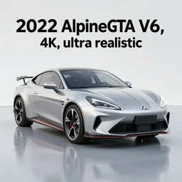 “2022 Alpine GTA V6, 4K, ultra realistic”